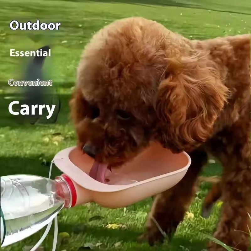 1PC  Dog Travel Water Bottle Portable Pet Dog Water Bottle Drinking Water Feeder for DogCat Outdoor Water Bowl Bottle Pet Supplies