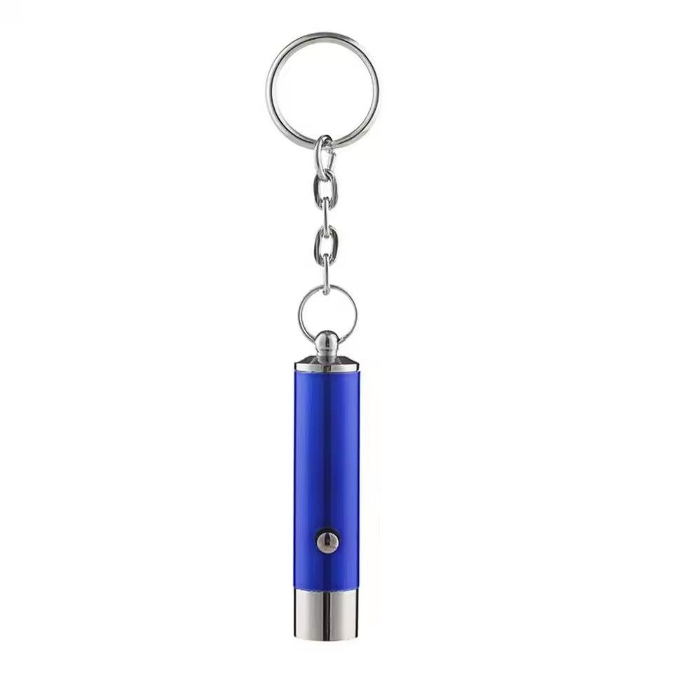 1PC Micro LED Flashlight Keychain Torch Outdoor Camping Emergency Light for Marker Checker Detection Anti-fake UV Light Key Ring