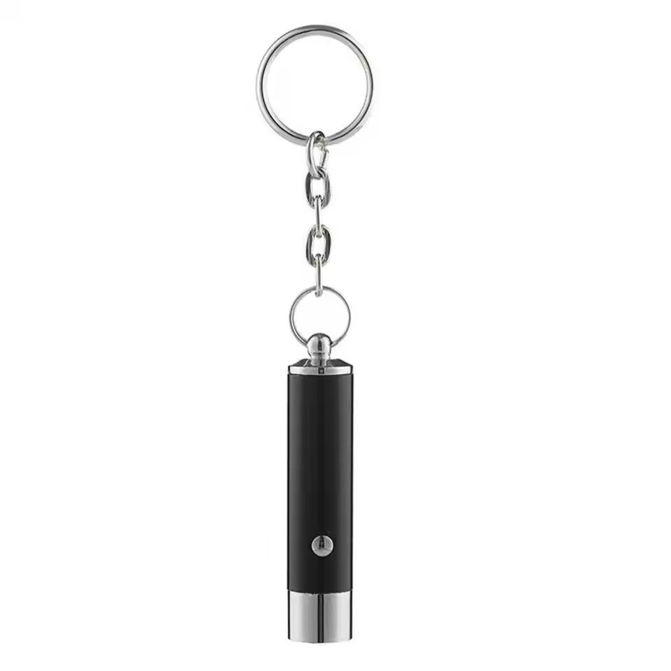 1PC Micro LED Flashlight Keychain Torch Outdoor Camping Emergency Light for Marker Checker Detection Anti-fake UV Light Key Ring