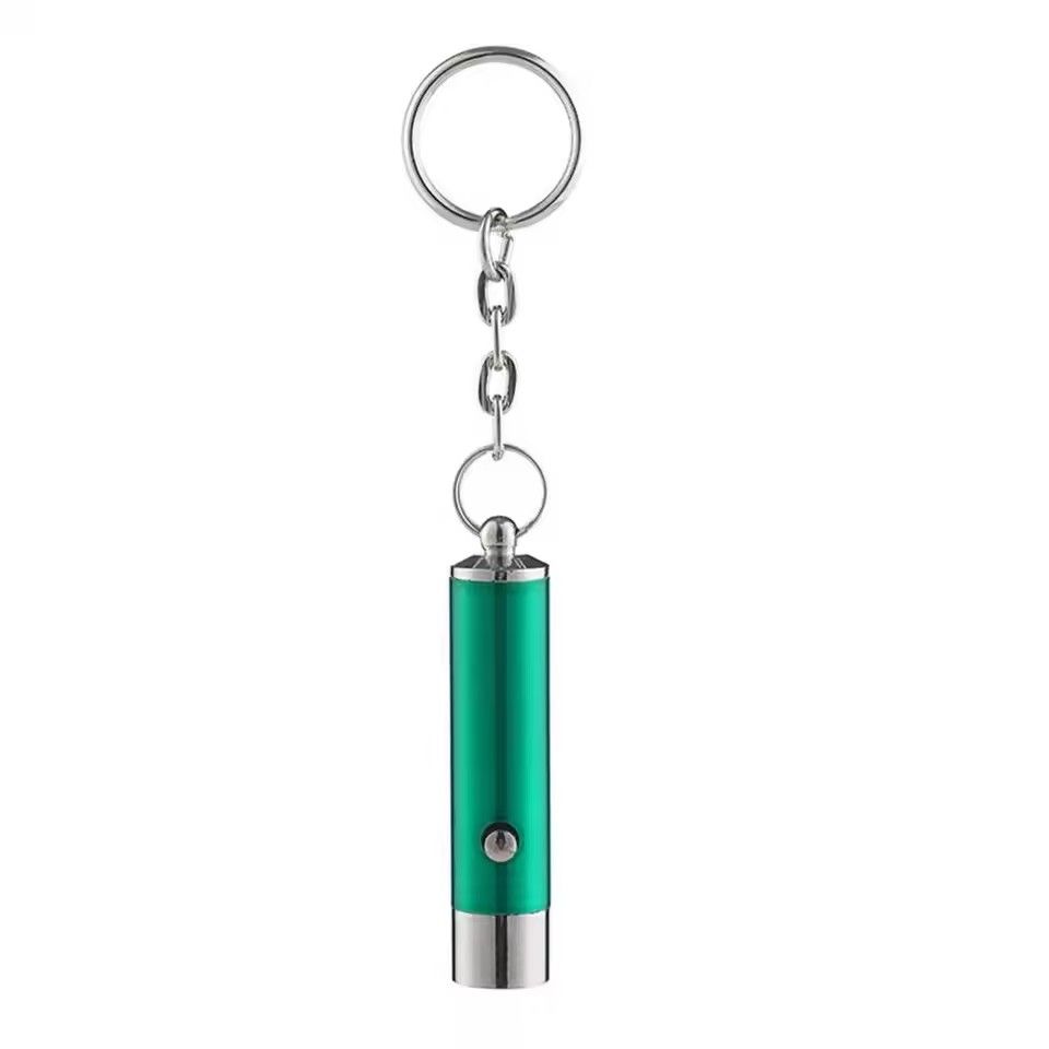 1PC Micro LED Flashlight Keychain Torch Outdoor Camping Emergency Light for Marker Checker Detection Anti-fake UV Light Key Ring