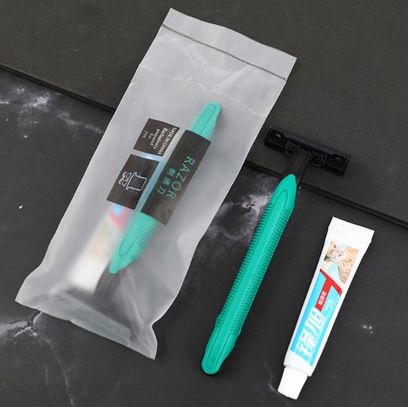 5PCS   Disposable Whiskers Shaving Shavers Body Trimmer Stainless 2 Layers Blade Razors for Men Women Hotel