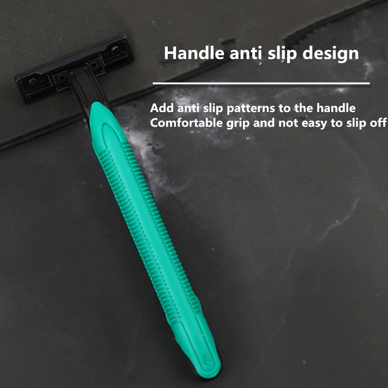 5PCS   Disposable Whiskers Shaving Shavers Body Trimmer Stainless 2 Layers Blade Razors for Men Women Hotel