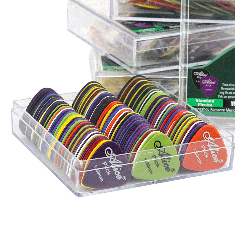 50Pcs Guitar Pick Original Sound Electric Bass Moderator Guitars Accessories Music Instruments Free Shipping