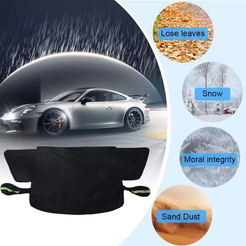 1PCCar Windshield Snow Sun Shade Waterproof Protector Front Windscreen Cover Summer and Winter Dual-purpose Sunshade Snow Shiled