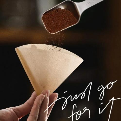 100Pcs Coffee Filter Paper Hand-brewed Coffee Special Conical Wood Pulp Portable Pull-out Drip Filter Paper Household Cafe Tools