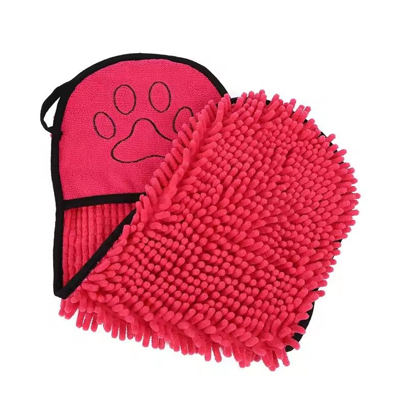 1PC  Thick Pet Bath Towel Soft Super Absorbent Dog Towel Quick Drying Cat Bathing Towel Pet Cleaning Washcloth Dog Accessories