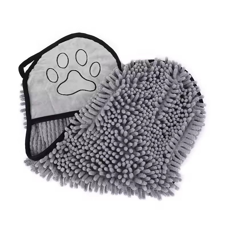 1PC  Thick Pet Bath Towel Soft Super Absorbent Dog Towel Quick Drying Cat Bathing Towel Pet Cleaning Washcloth Dog Accessories