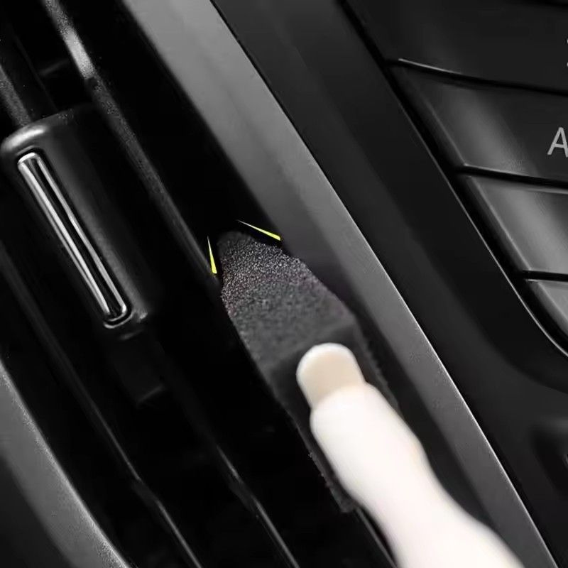 5Pcs Car AirOutletSpongeCleaning Brush Interior Detailing Dust Removal Brushes Conditioner Grille Cleaner Brush Auto Accessories
