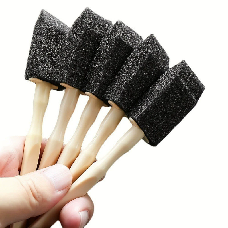 5Pcs Car AirOutletSpongeCleaning Brush Interior Detailing Dust Removal Brushes Conditioner Grille Cleaner Brush Auto Accessories