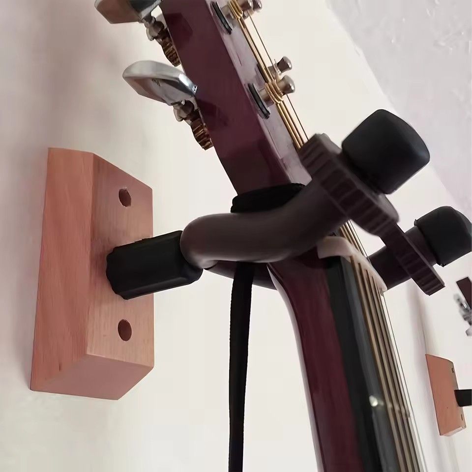 2PC universal guitar wall mounted bracket made of wood, used for guitar ukulele violin bass guitar instrument accessories