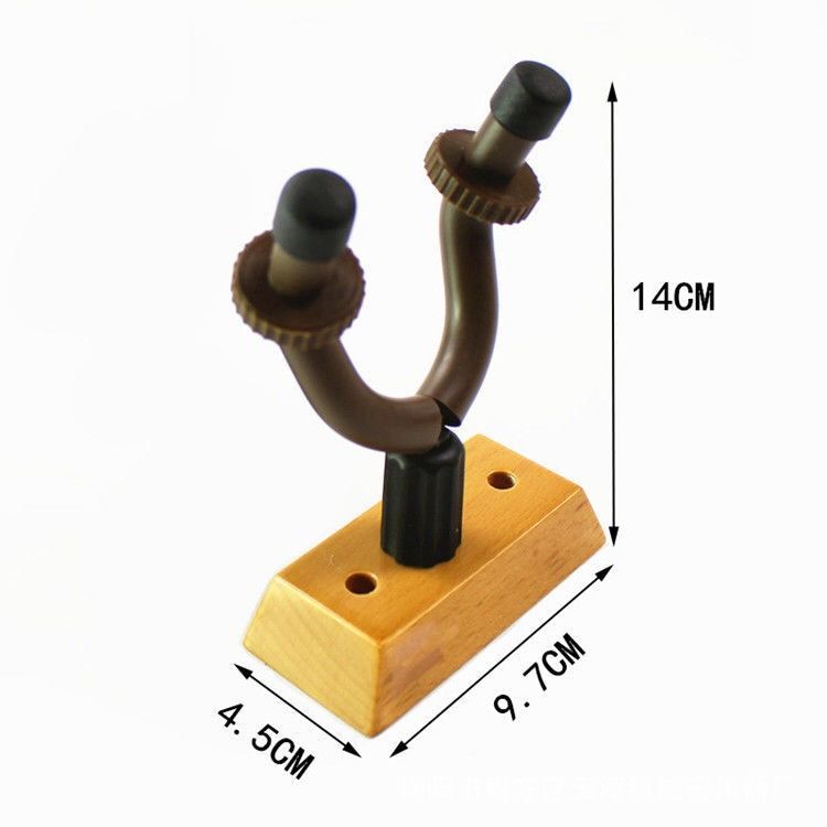 2PC universal guitar wall mounted bracket made of wood, used for guitar ukulele violin bass guitar instrument accessories