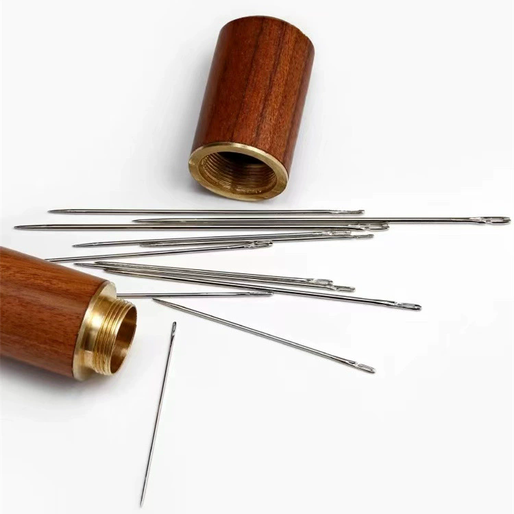 30PCS Blind Sewing Needle Elderly Stainless Steel Quick Automatic Self-Threading Needle Stitching Pins DIY Punch Needle Threader