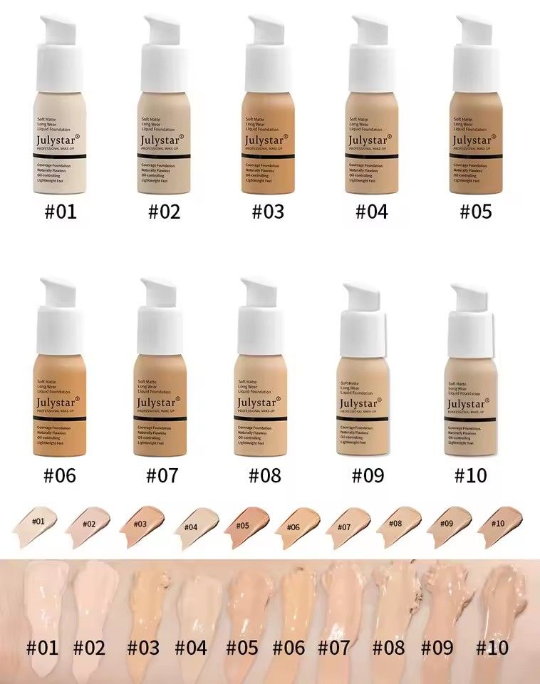 1PC  Face Foundation Cream Oil-Control Matte BB Cream Waterproof Long Lasting Concealer Full Coverage Professional Makeup