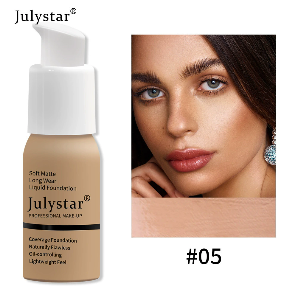 1PC  Face Foundation Cream Oil-Control Matte BB Cream Waterproof Long Lasting Concealer Full Coverage Professional Makeup