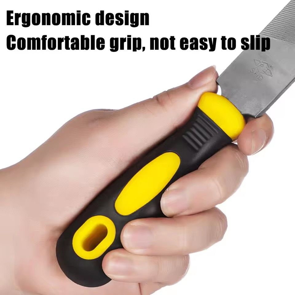 1PC  alloy steel file, triangular rubbing knife, semi-circular flat large plate file, jade polishing tool, filing knife