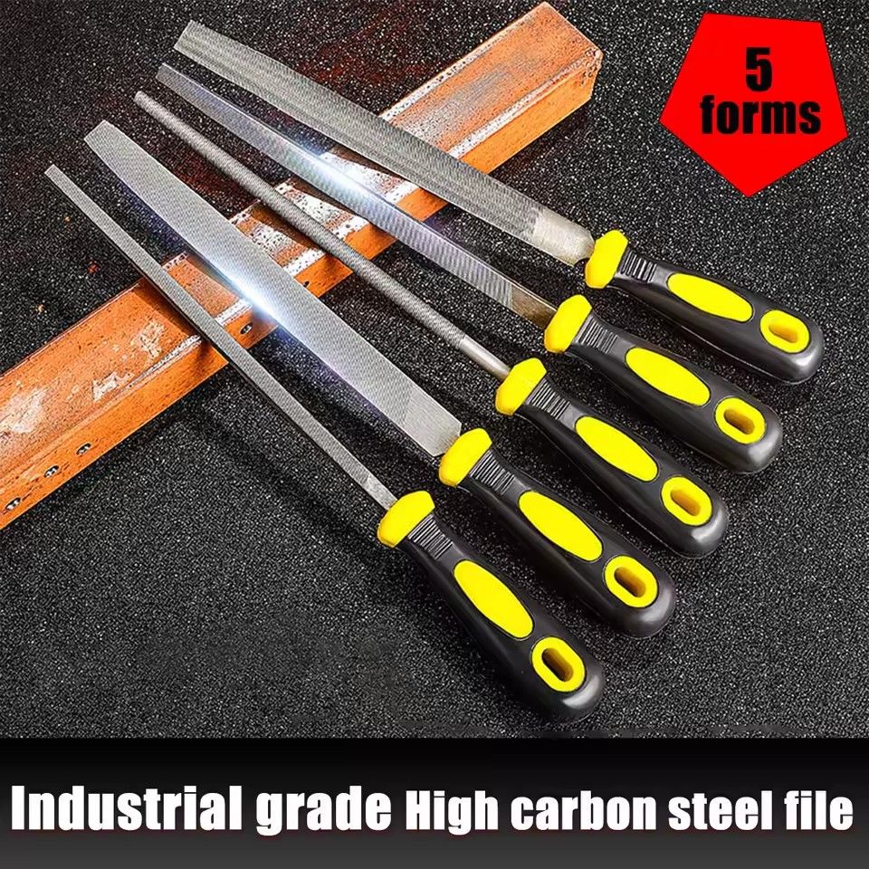 1PC  alloy steel file, triangular rubbing knife, semi-circular flat large plate file, jade polishing tool, filing knife