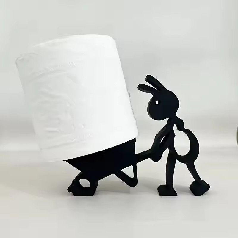 1PC  Cute Simple Animal Tissue Holder -Minimalist And Practical Paper Roll Holder An Ideal Creative For Holiday Gift Idea