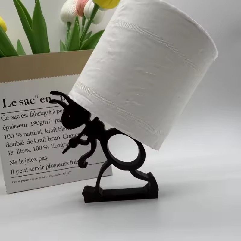 1PC  Cute Simple Animal Tissue Holder -Minimalist And Practical Paper Roll Holder An Ideal Creative For Holiday Gift Idea