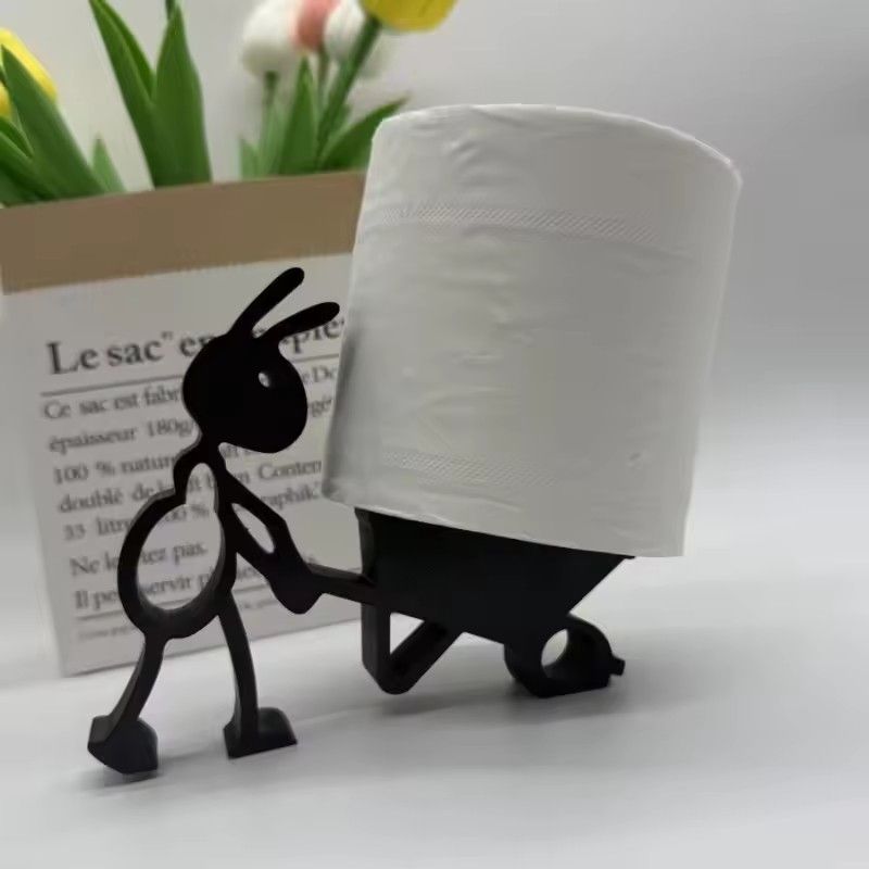 1PC  Cute Simple Animal Tissue Holder -Minimalist And Practical Paper Roll Holder An Ideal Creative For Holiday Gift Idea