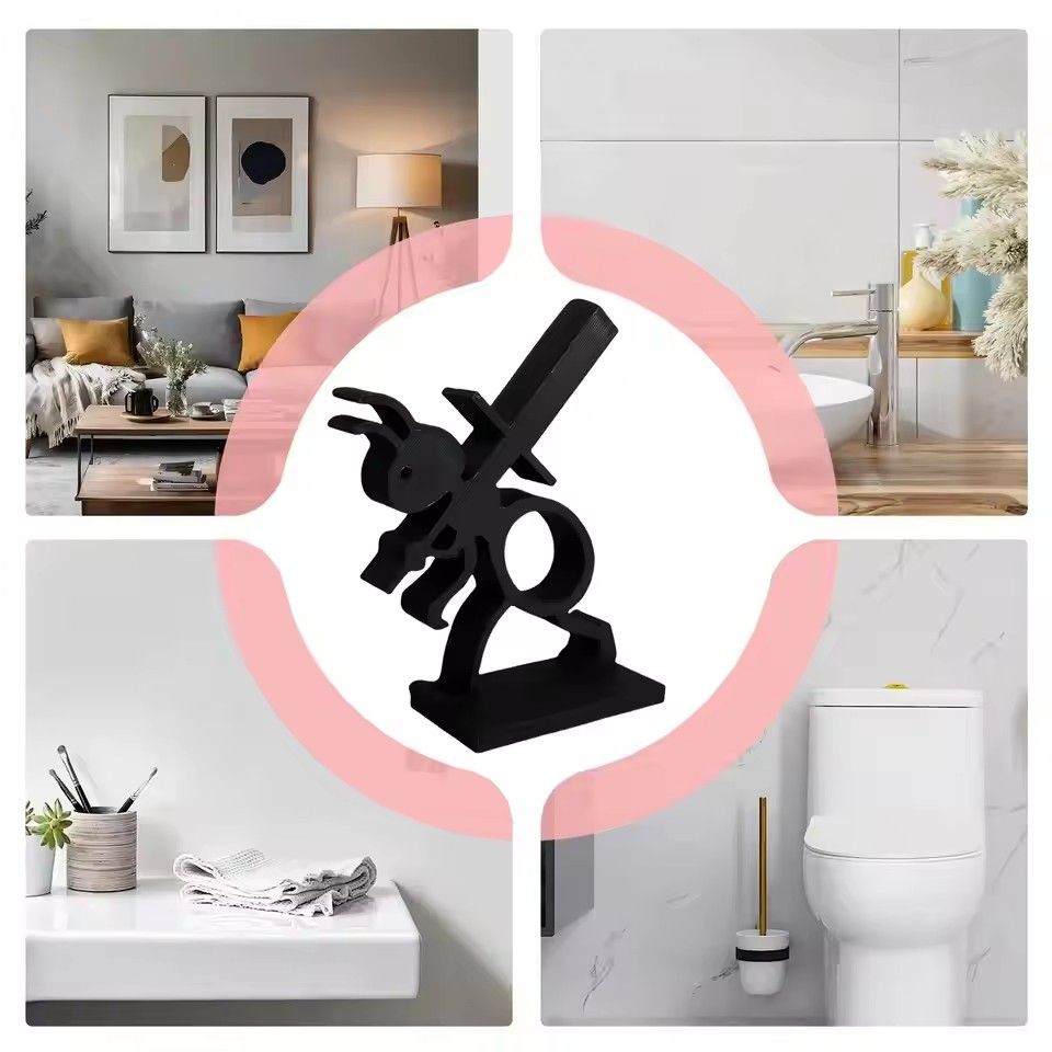 1PC  Cute Simple Animal Tissue Holder -Minimalist And Practical Paper Roll Holder An Ideal Creative For Holiday Gift Idea