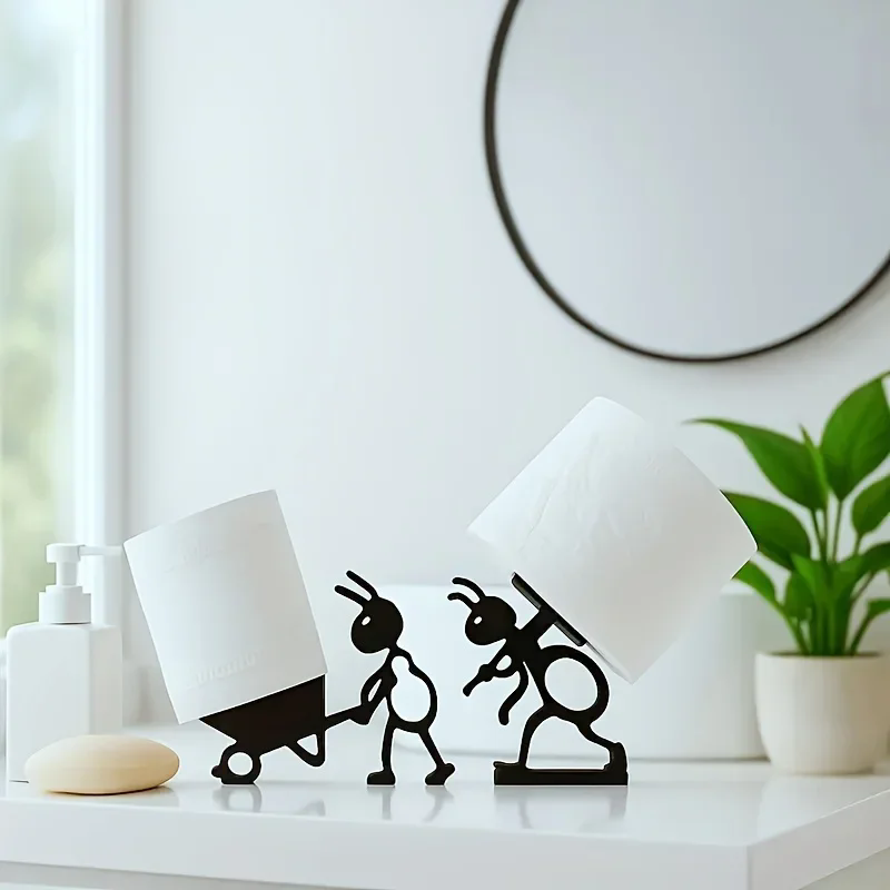 1PC  Cute Simple Animal Tissue Holder -Minimalist And Practical Paper Roll Holder An Ideal Creative For Holiday Gift Idea