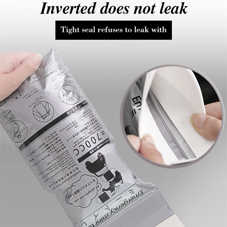 4PCS Outdoor Emergency Urine Bag 700ml Emergency Vehicle Toilet Travel Bag Portable Urine Bag For Baby Girls And Baby Boys