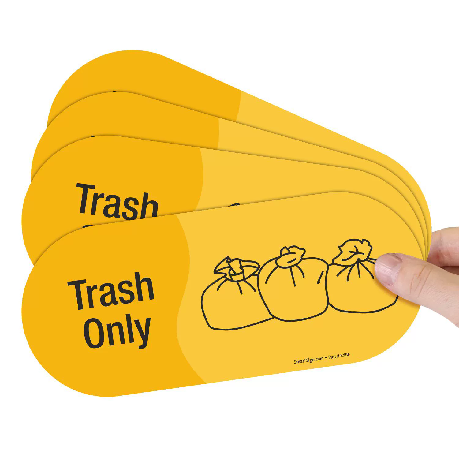 4PCS   Recycling Sorting Trash Bin Sticker Waterproof Adhesive Mixed Recycle Stciker Vinyl Logo Decals Trash Can Sticker Label