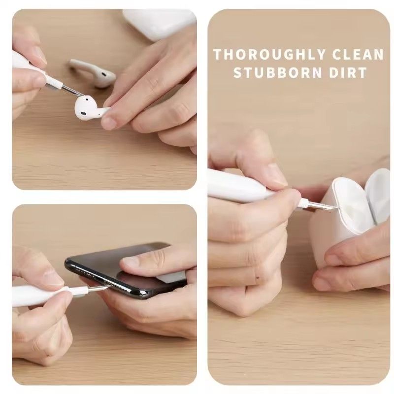 Bluetooth Earphones Cleaning Tool For Airpods Pro 3 2 1 Earbuds Case Cleaner Kit Cleaning Brush Pen for Earbuds