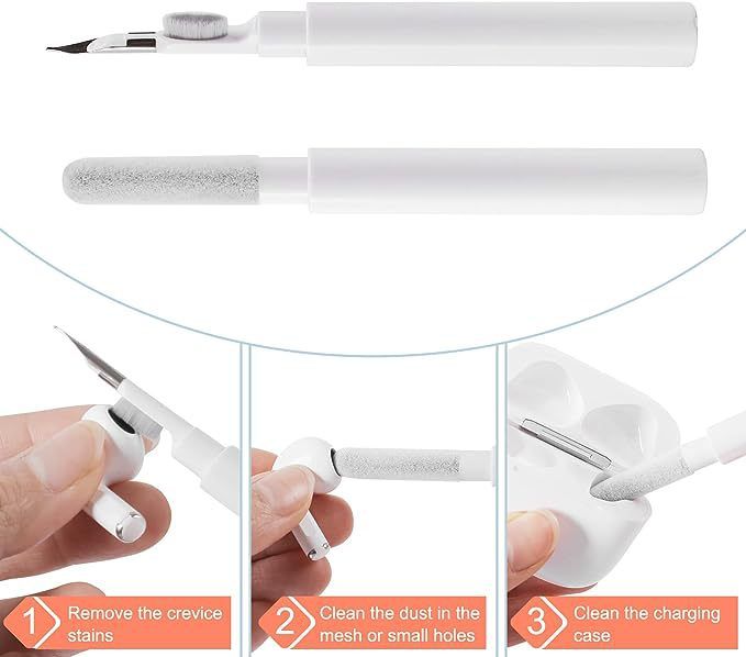 Bluetooth Earphones Cleaning Tool For Airpods Pro 3 2 1 Earbuds Case Cleaner Kit Cleaning Brush Pen for Earbuds