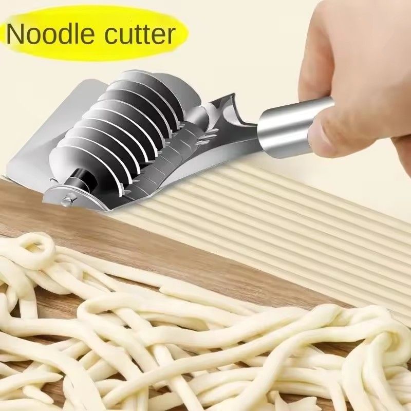 1Pcs Stainless Steel Manual Spaghett Cutter Pasta Machine Dough Noodles Maker Ginger Garlic Roll Crusher Kitchen Cooking Gadgets