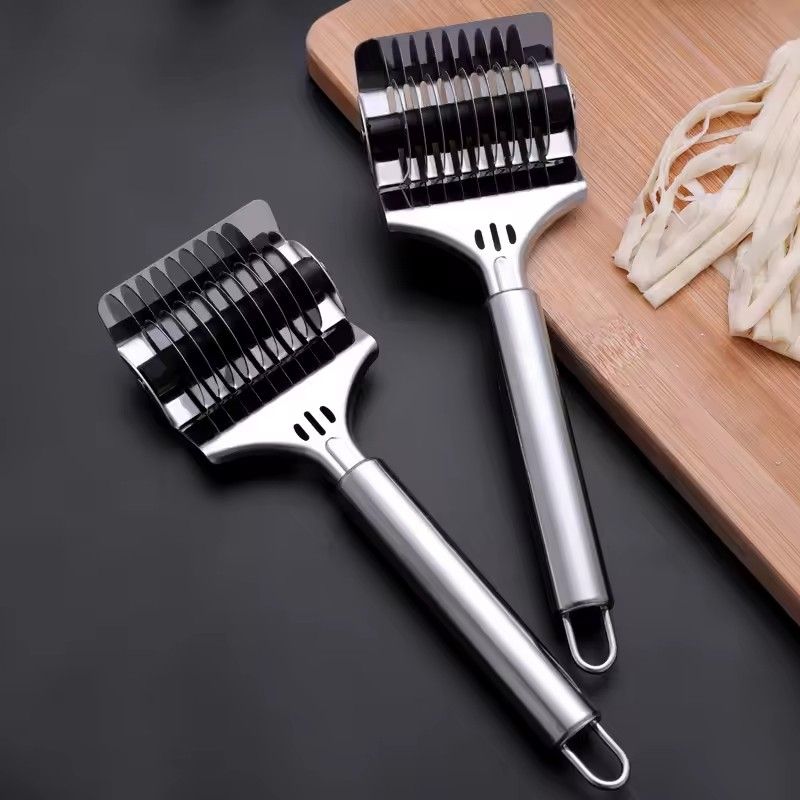 1Pcs Stainless Steel Manual Spaghett Cutter Pasta Machine Dough Noodles Maker Ginger Garlic Roll Crusher Kitchen Cooking Gadgets