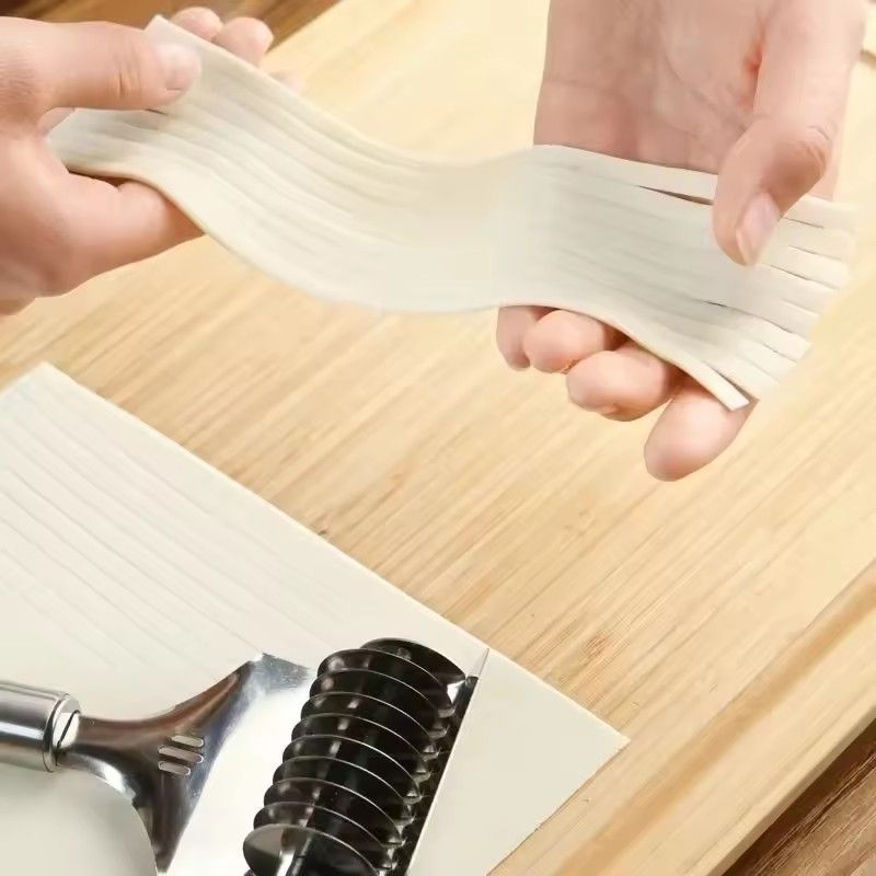 1Pcs Stainless Steel Manual Spaghett Cutter Pasta Machine Dough Noodles Maker Ginger Garlic Roll Crusher Kitchen Cooking Gadgets