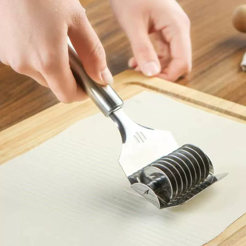 1Pcs Stainless Steel Manual Spaghett Cutter Pasta Machine Dough Noodles Maker Ginger Garlic Roll Crusher Kitchen Cooking Gadgets