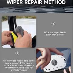 1PCCar Wiper Service Tool Wiper Blade Rubber Strip Repair Vehicle Wiper Cutter Cleaning Auto Windshield Repair Tools Accessories