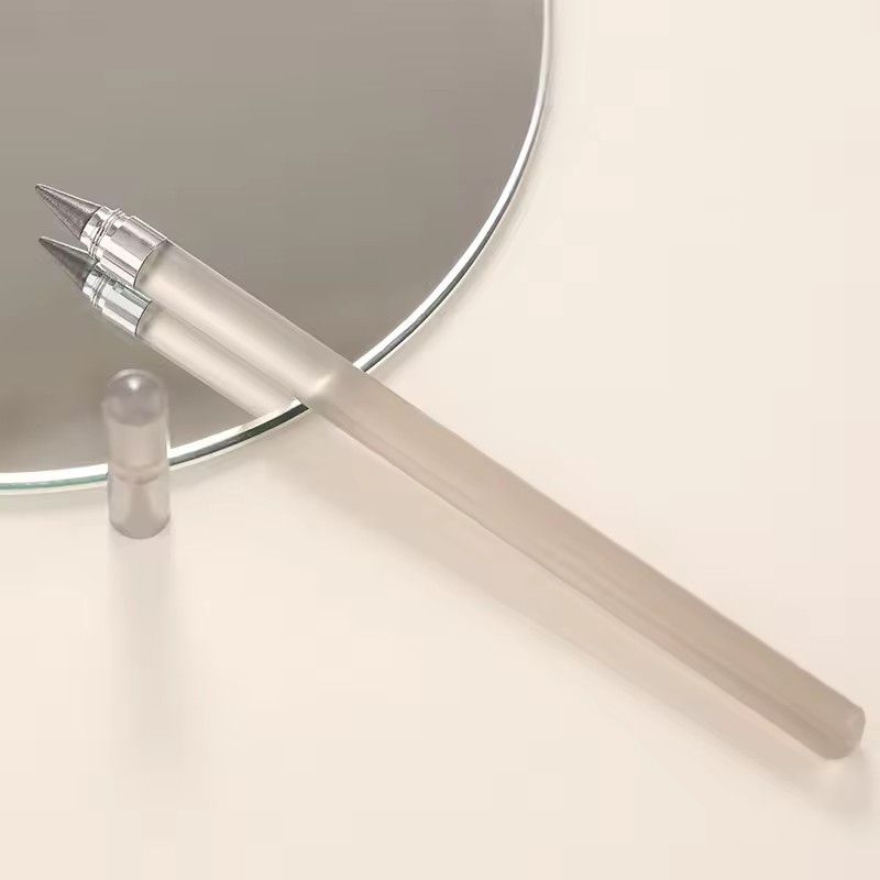 1PC   Transparent Acrylic Rod Eternal Pencil Reusable Unlimited Writing Pen HB Everlasting Inkless Sketch Tool School Office