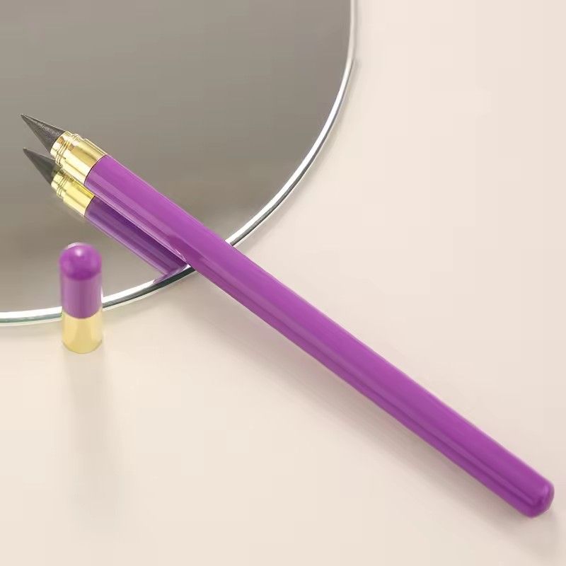 1PC   Transparent Acrylic Rod Eternal Pencil Reusable Unlimited Writing Pen HB Everlasting Inkless Sketch Tool School Office