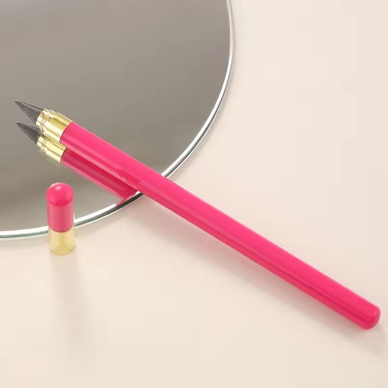 1PC   Transparent Acrylic Rod Eternal Pencil Reusable Unlimited Writing Pen HB Everlasting Inkless Sketch Tool School Office