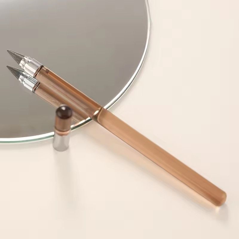 1PC   Transparent Acrylic Rod Eternal Pencil Reusable Unlimited Writing Pen HB Everlasting Inkless Sketch Tool School Office