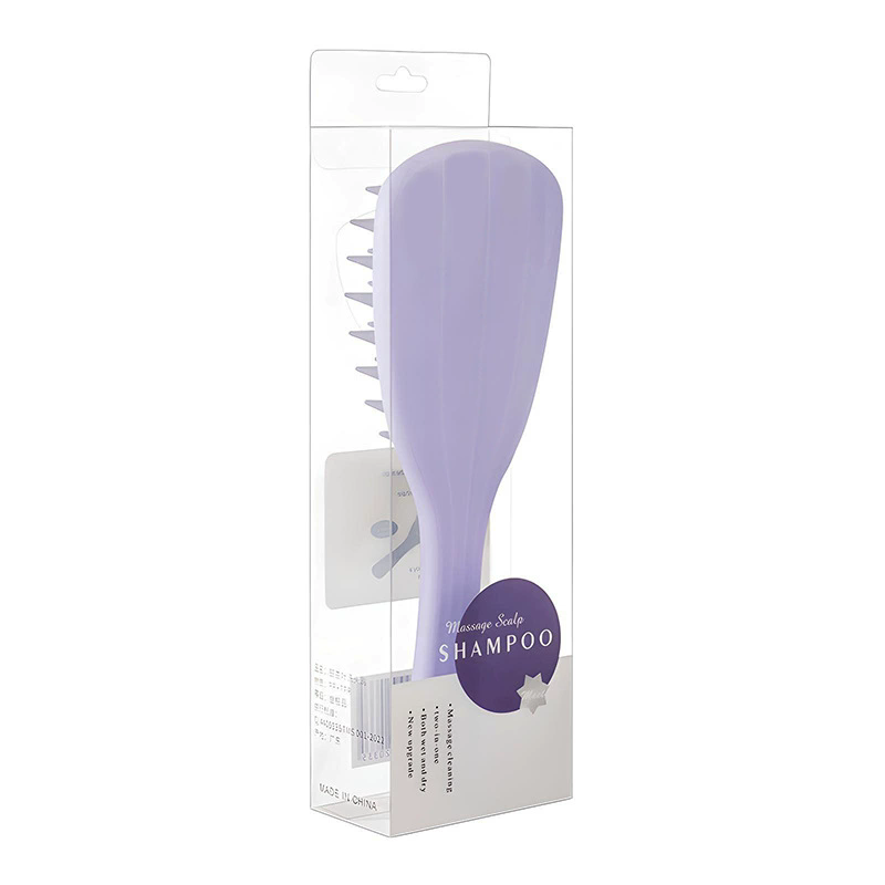 1PC  Long handled shampoo brush, silicone scalp massage comb, shampoo brush head massager, shower brush, body scrub
