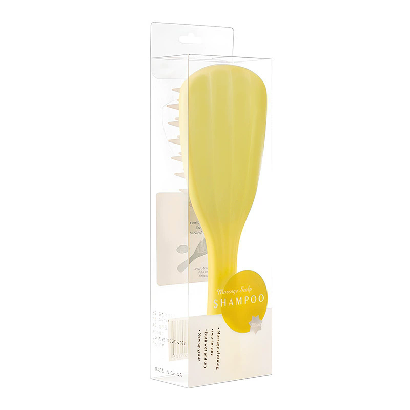 1PC  Long handled shampoo brush, silicone scalp massage comb, shampoo brush head massager, shower brush, body scrub