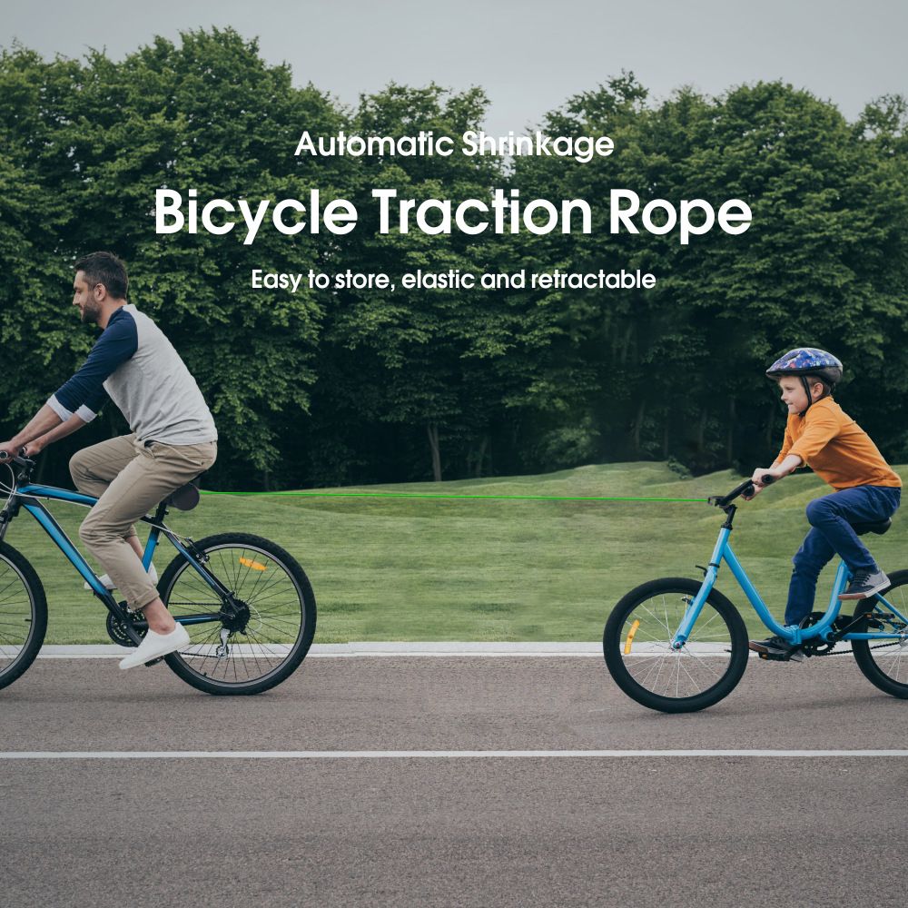 Parent Rope Best price for 1PC Bicycle Tow Rope Parent-Child Retractable Towing ...