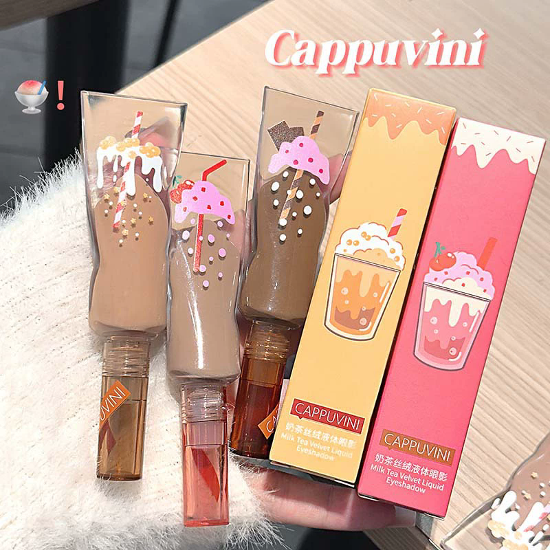 1PC  Liquid Eye Shadow Contour Blush Pigment Nude Brown Khaki Natural Cheek Coffee Eyeshadow Cream Long Lasting Eyes Makeup
