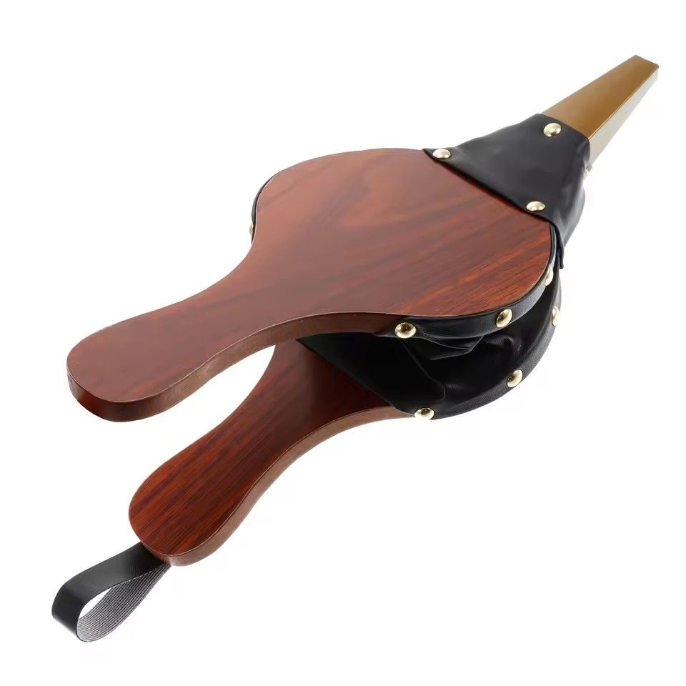 1PC Mini Vintage Wooden Manual Handmade Air Blower Fan Blower For Fireplace Barbecue Fire Bellows Outdoor Cooking Picnic Camping