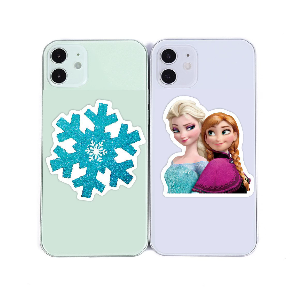 50PCS Cartoon Frozen Elsa Princess Stickers Notebook, Water Cup, Luggage, Mobile DIY Decorative Stickers
