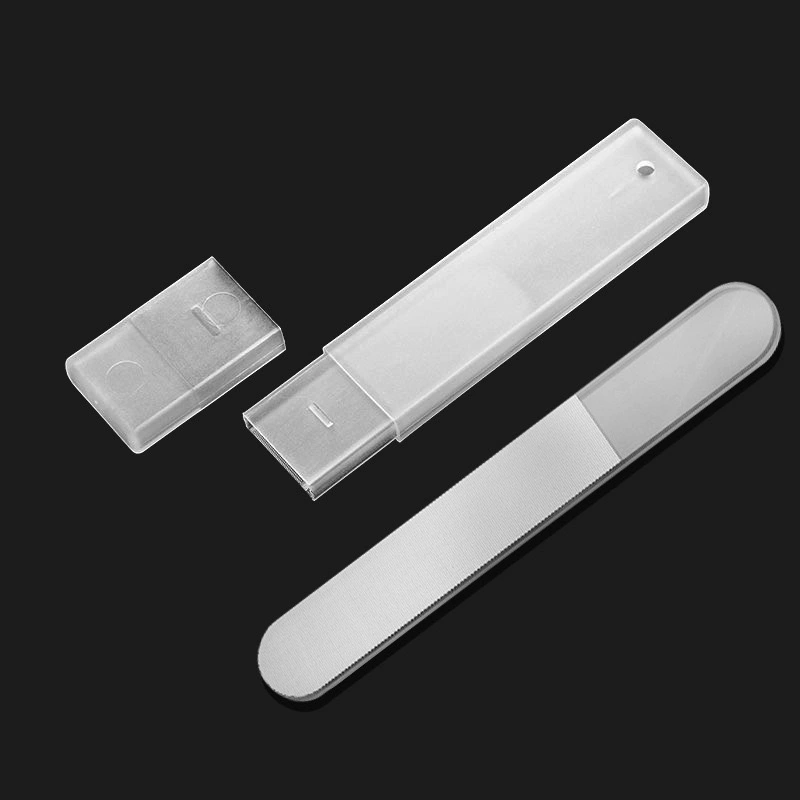 1PC Nano Glass Nail File Buffing Transparent Nail Art Manicure Sanding Grinding Rubbing Strip Professional Polishing Nail Repair