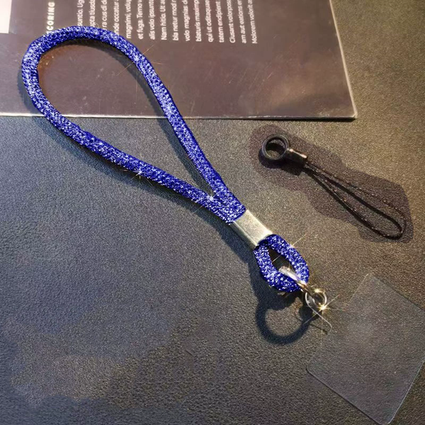 1PC   Sparkling rhinestone phone strap, suitable for iPhone diamond crystal phone wristband to prevent loss