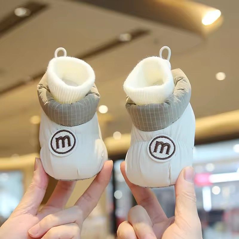 1Pair Baby Winter Thickened Shoes Soft Sole Anti Slip Toddler Shoes for 0-1 Years Old NewbornBoysGirlsFirstWalkersKidAccessories
