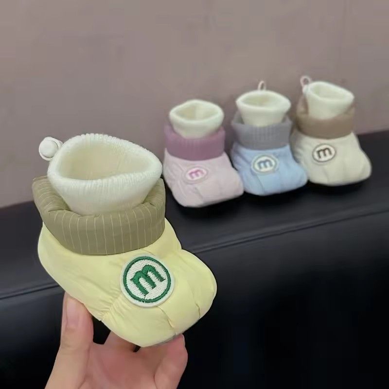 1Pair Baby Winter Thickened Shoes Soft Sole Anti Slip Toddler Shoes for 0-1 Years Old NewbornBoysGirlsFirstWalkersKidAccessories