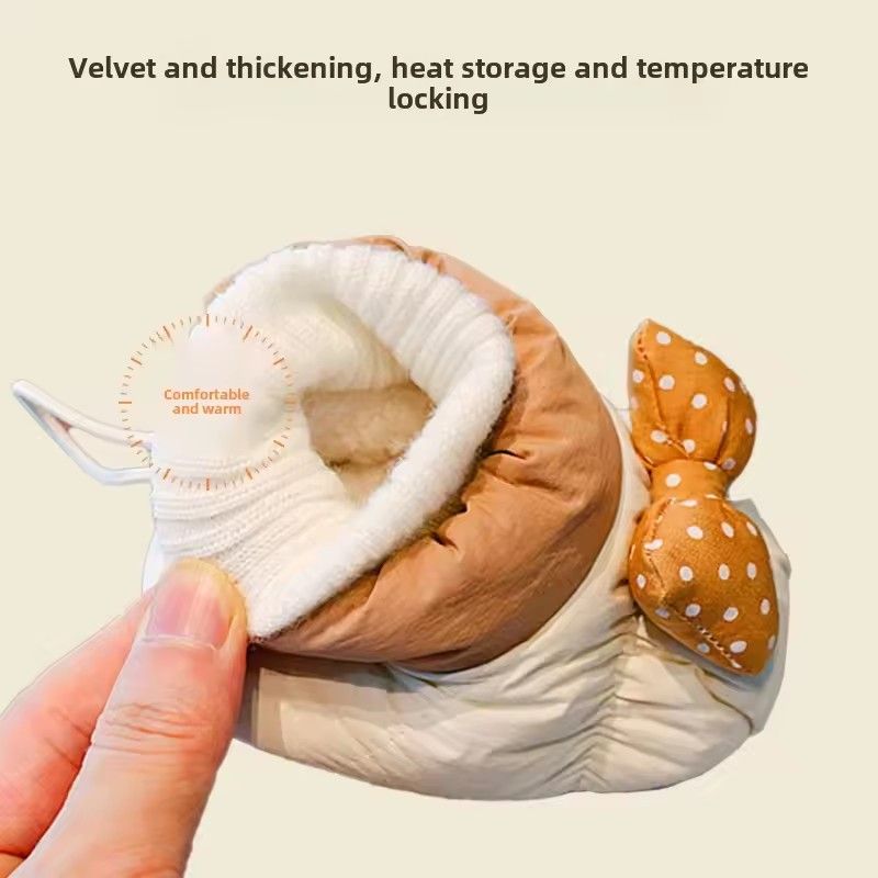 1Pair Baby Winter Thickened Shoes Soft Sole Anti Slip Toddler Shoes for 0-1 Years Old NewbornBoysGirlsFirstWalkersKidAccessories