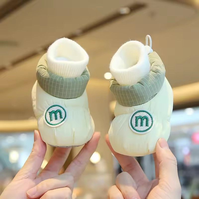 1Pair Baby Winter Thickened Shoes Soft Sole Anti Slip Toddler Shoes for 0-1 Years Old NewbornBoysGirlsFirstWalkersKidAccessories
